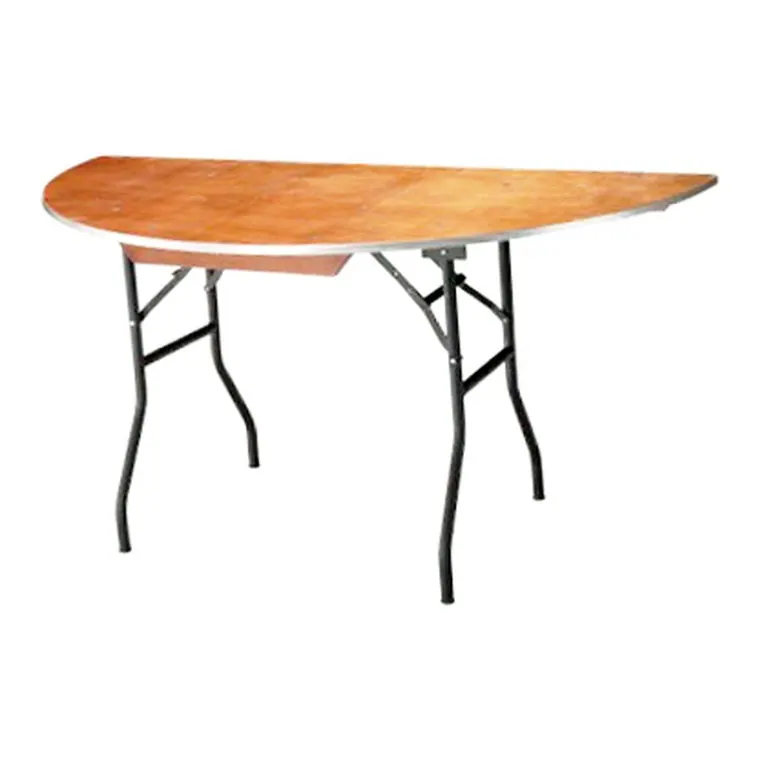 Banketttisch halbrund 152cm x 76cm