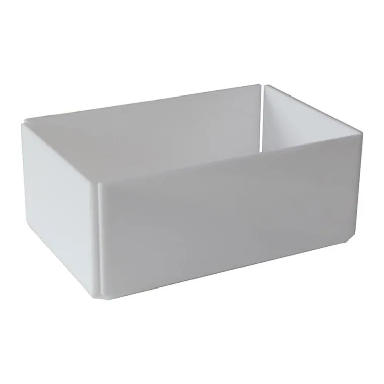 Besteckkasten weiß – Acrylglas