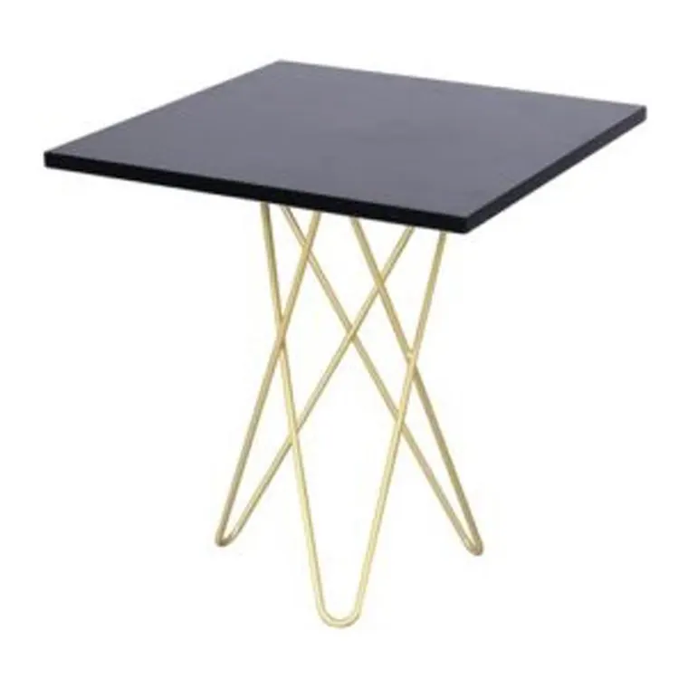 Bistrotisch Chloe schwarz 70×70