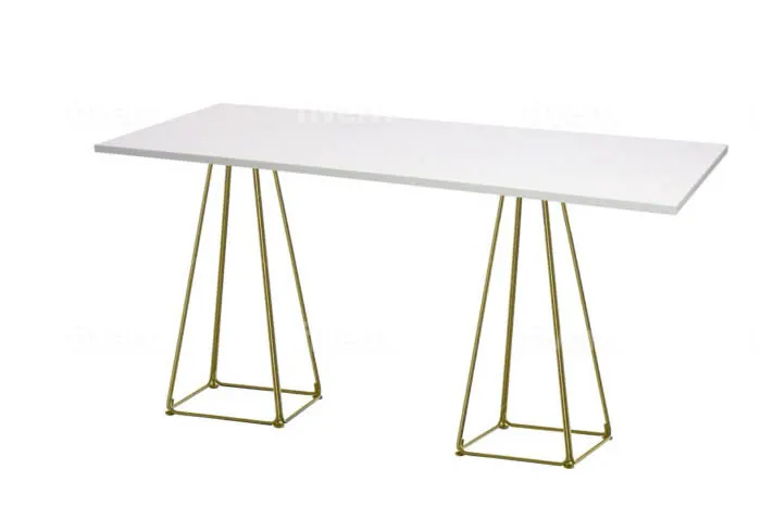 Hochtisch Lunar gold/weiß 180 x 70cm Ansicht 2