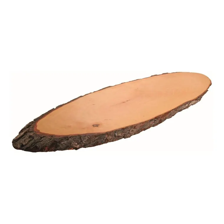 Holzbrett mit Rinde 80cm x 30 cm