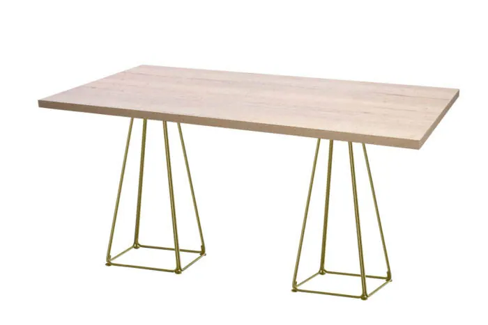 Hochtisch Lunar gold/Eiche 180 x 70cm Ansicht 2