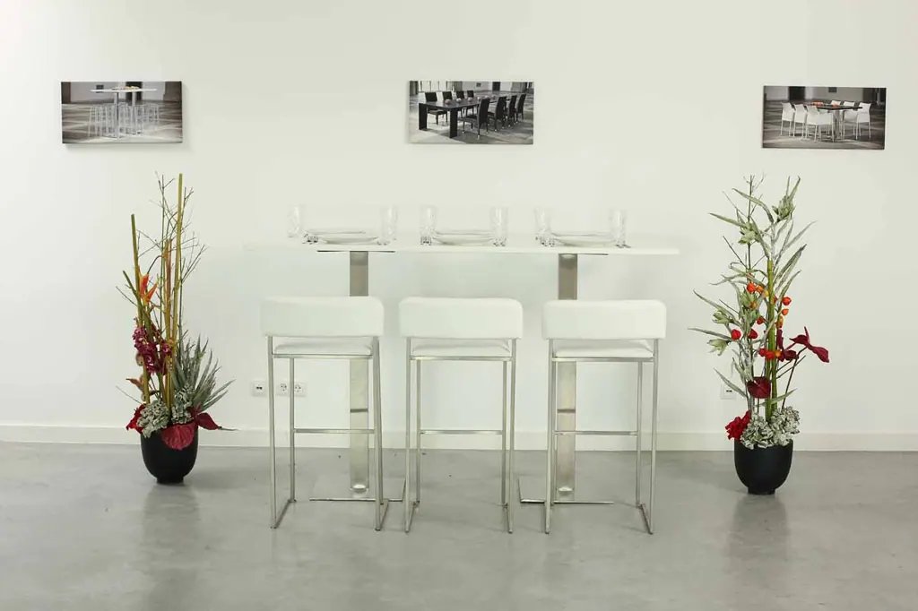 Hochtisch exklusiv 180 x 70cm Ansicht 2