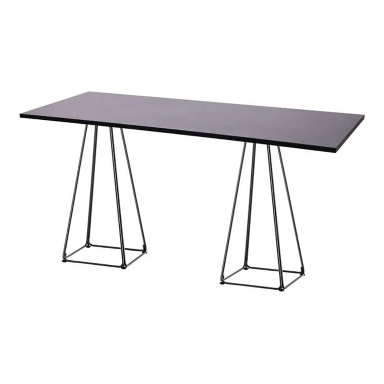 Hochtisch Lunar schwarz 180 x 70cm