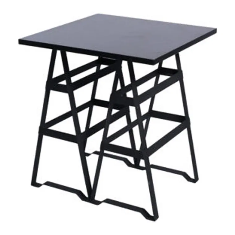 Bistrotisch Industry schwarz 70x70x78cm