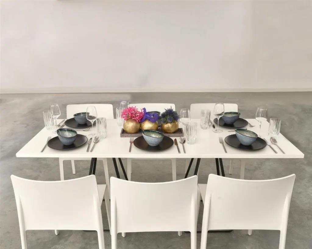 Tisch Lunar weiß 180 x 70cm Ansicht 2