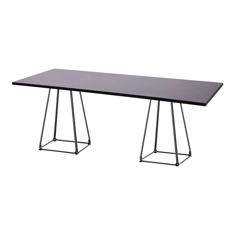 Tisch Lunar schwarz 180 x 70cm