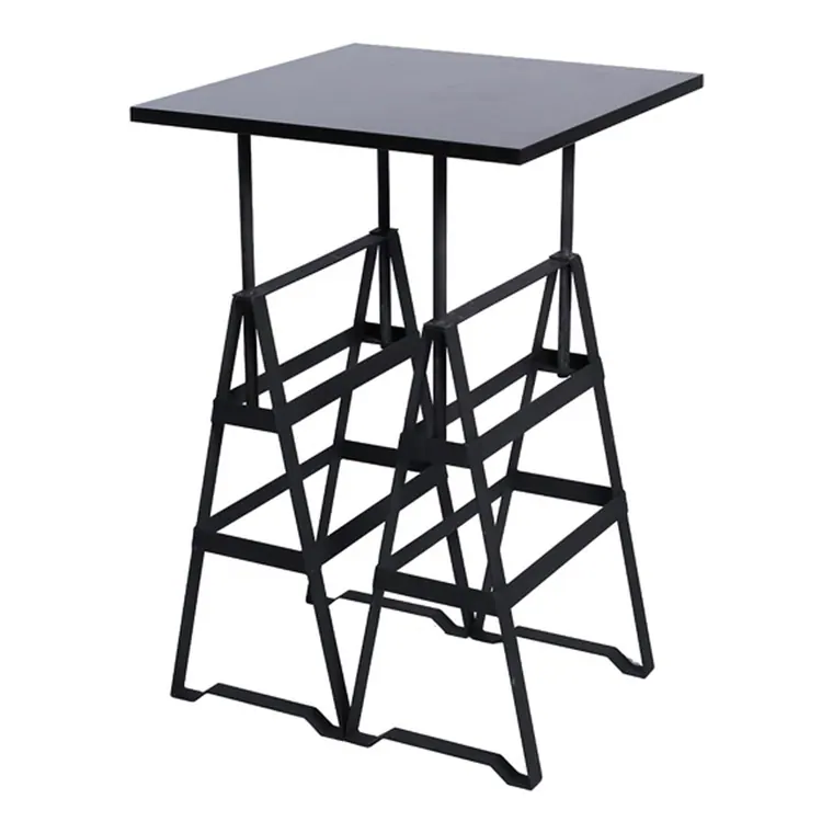 Stehtisch Industry schwarz 70x70x110cm (LxBxH)