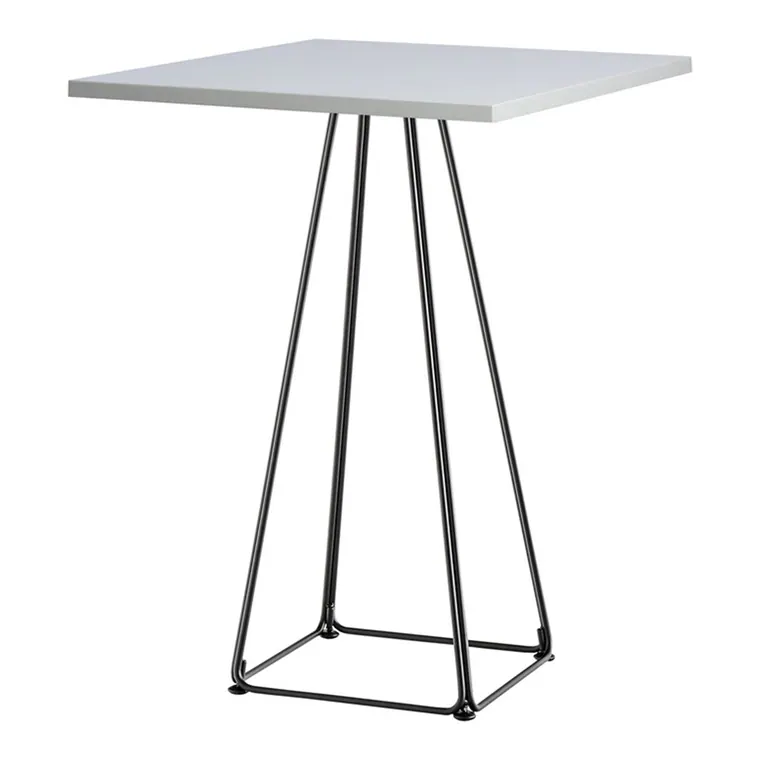 Stehtisch Lunar weiß 70x70x110cm (LxBxH)