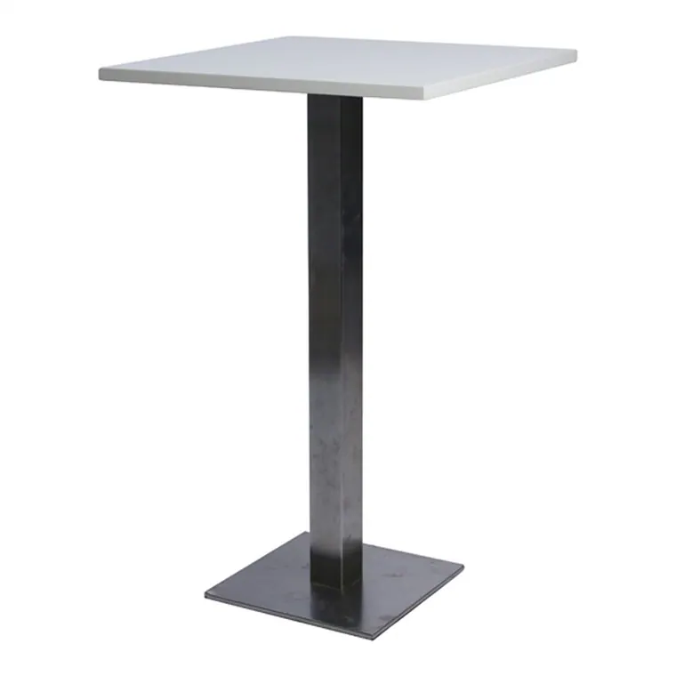 Stehtisch exklusiv weiß 70x70x110cm (LxBxH)