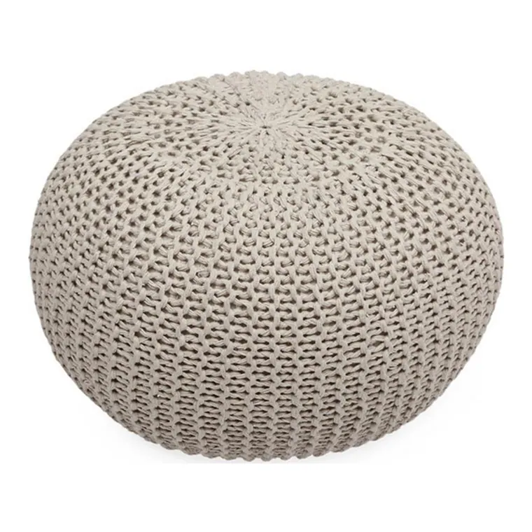 Handgefertigter Strickpouf Pari