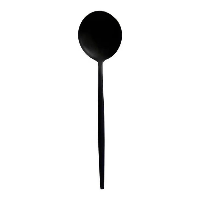 Serie Vintage Black matte Vorspeise-/Dessertlöffel (VPE 30)