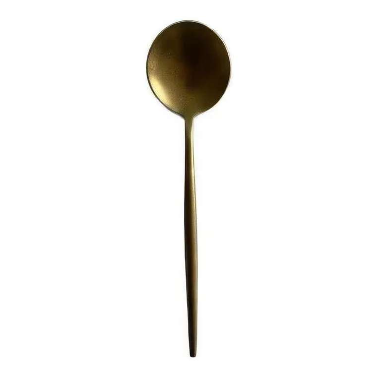 Serie Vintage Gold matte Vorspeiselöffel (VPE 30)
