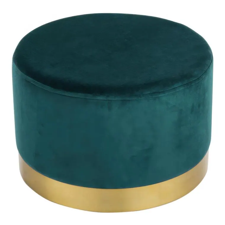 XL Samt-Hocker Harlow