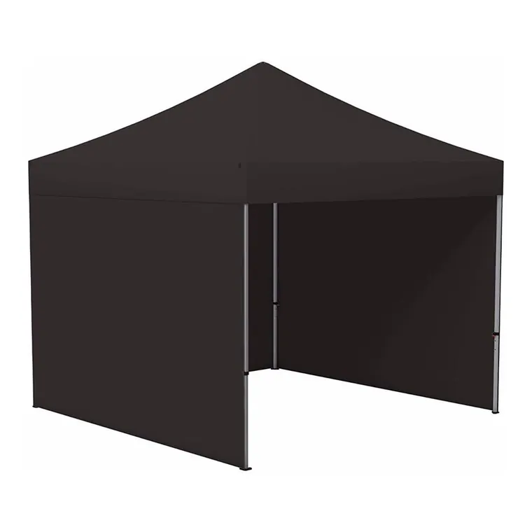 Falt-Pavillon 3m x 3m SCHWARZ (Seitenplanen optional erhältlich)