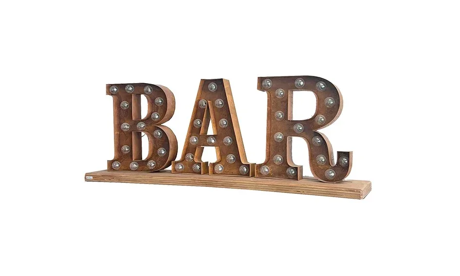 BAR – Schriftzug