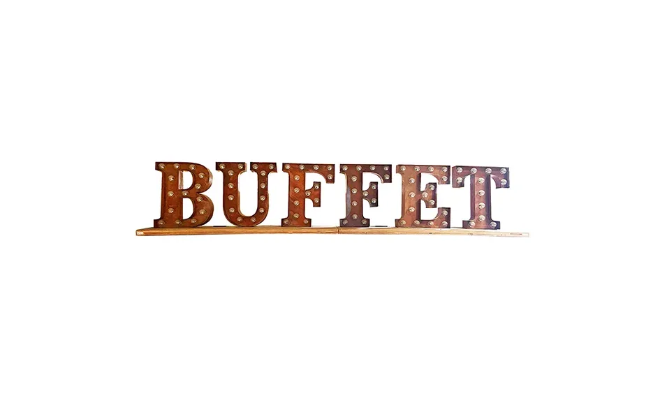 BUFFET – Schriftzug