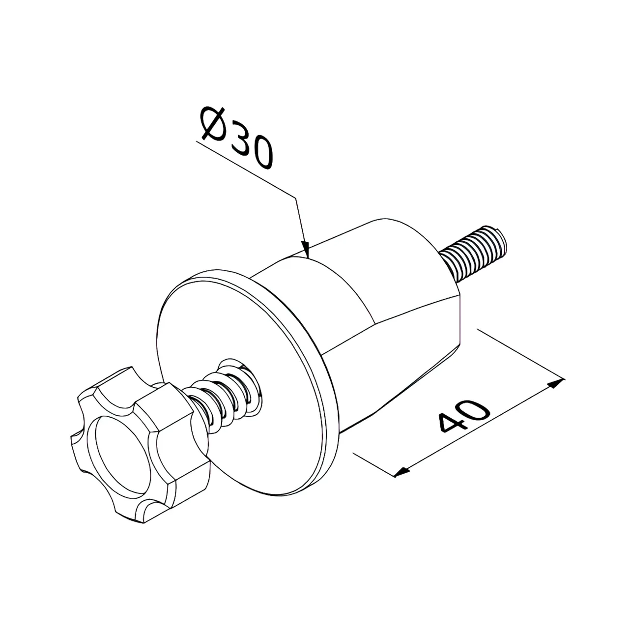 LS M6/D30 X 80 Ansicht 2