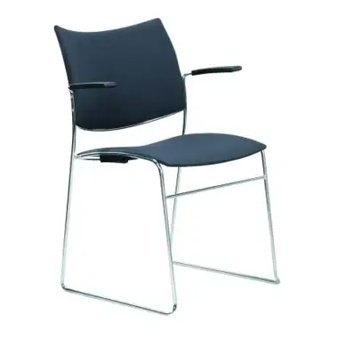 ATRI STOFF MIT LEHNE – Black