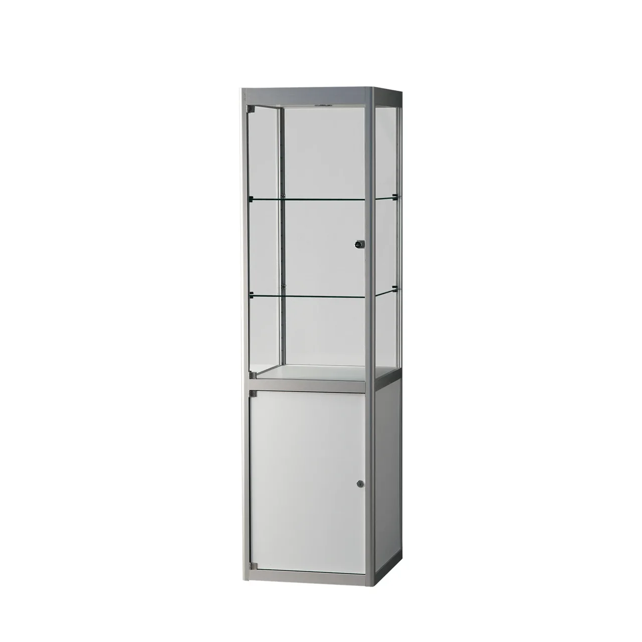SYMA NEW – Säulenvitrine mit Unterbau