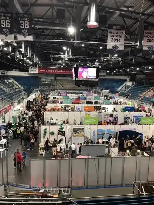 IHKjobfit! Ingolstadt – Ausbildungsmesse, Systemstände – CREAVENTIS Messebau & Eventausstattung