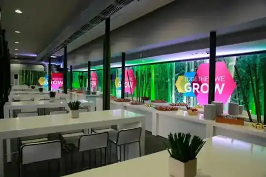 Messestand MSD 2017 – Mietmöbel, Logistik – CREAVENTIS Messebau & Eventausstattung