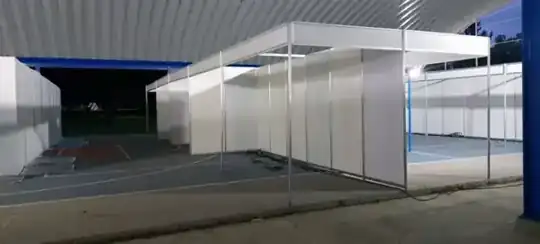 Octanorm-Systemstand S108 – Messebau – CREAVENTIS Messebau & Eventausstattung