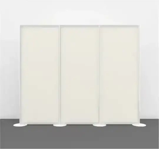 Octanorm-Systemstand S108 – Wandelement – Messebau – CREAVENTIS Messebau & Eventausstattung
