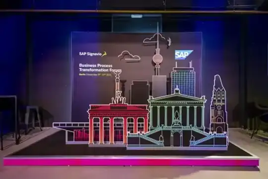 SAP Signavio – Business Process Transformation Forum, Berlin 2022 – CREAVENTIS Messebau & Eventausstattung