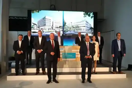 Siemens Campus Erlangen – Richtfest – CREAVENTIS Messebau & Eventausstattung