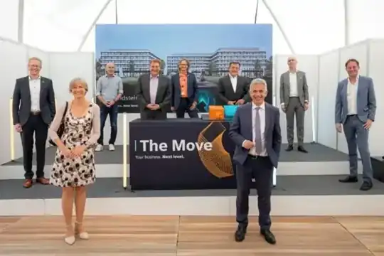 Siemens „The Move“ – Grundsteinlegung Frankfurt 2022 – CREAVENTIS Messebau & Eventausstattung