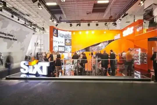 Sixt – Messestand ITB Berlin 2018 – CREAVENTIS Messebau & Eventausstattung